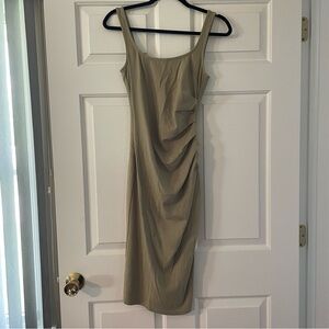 Low Back Bodycon Midi Dress